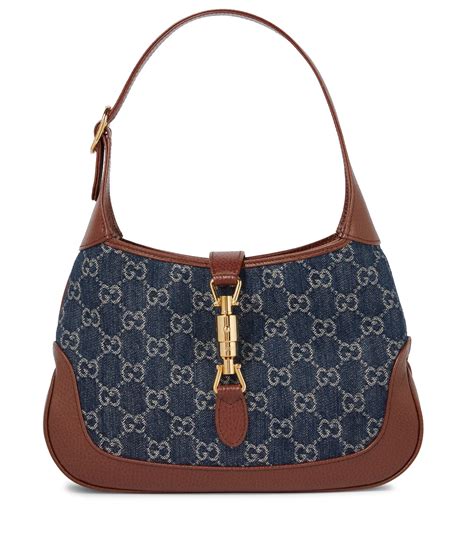 gucci bag medium|gucci denim shoulder bag.